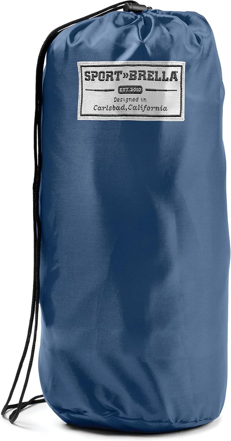 imageSportBrella SunSoul Outdoor Blanket with Slit for Umbrella Pole Fleece and WaterResistant for The Beach Camping and Picnics NavyNavy