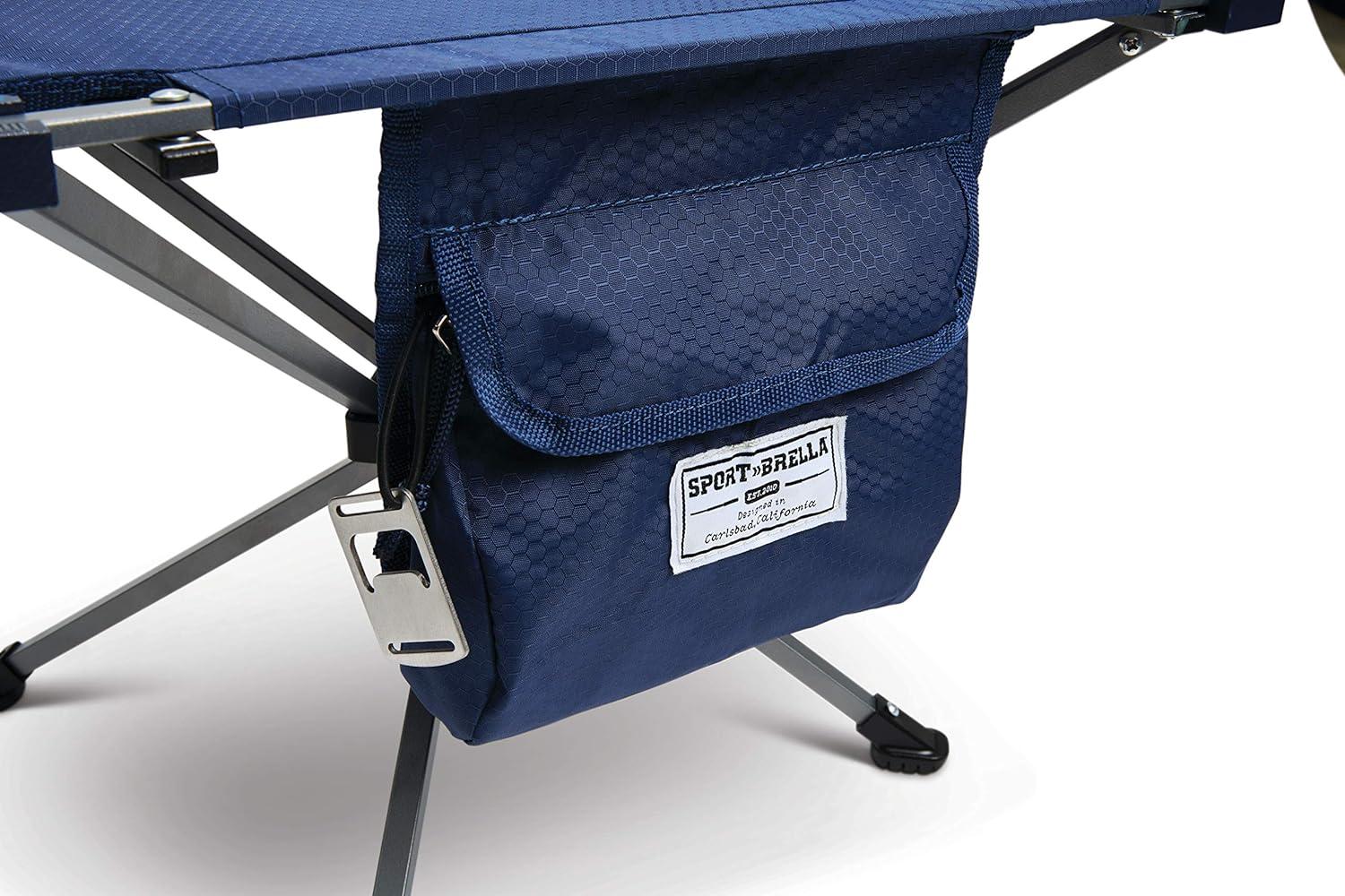 imageSportBrella SunSoul Portable Folding Table for Outdoor Camping Picnics Tailgates and Beach Navy