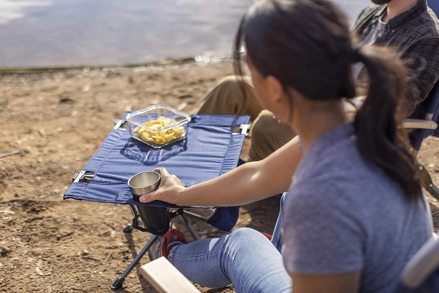 imageSportBrella SunSoul Portable Folding Table for Outdoor Camping Picnics Tailgates and Beach Navy