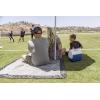 imageSportBrella SunSoul Outdoor Blanket with Slit for Umbrella Pole Fleece and WaterResistant for The Beach Camping and Picnics NavyBlack