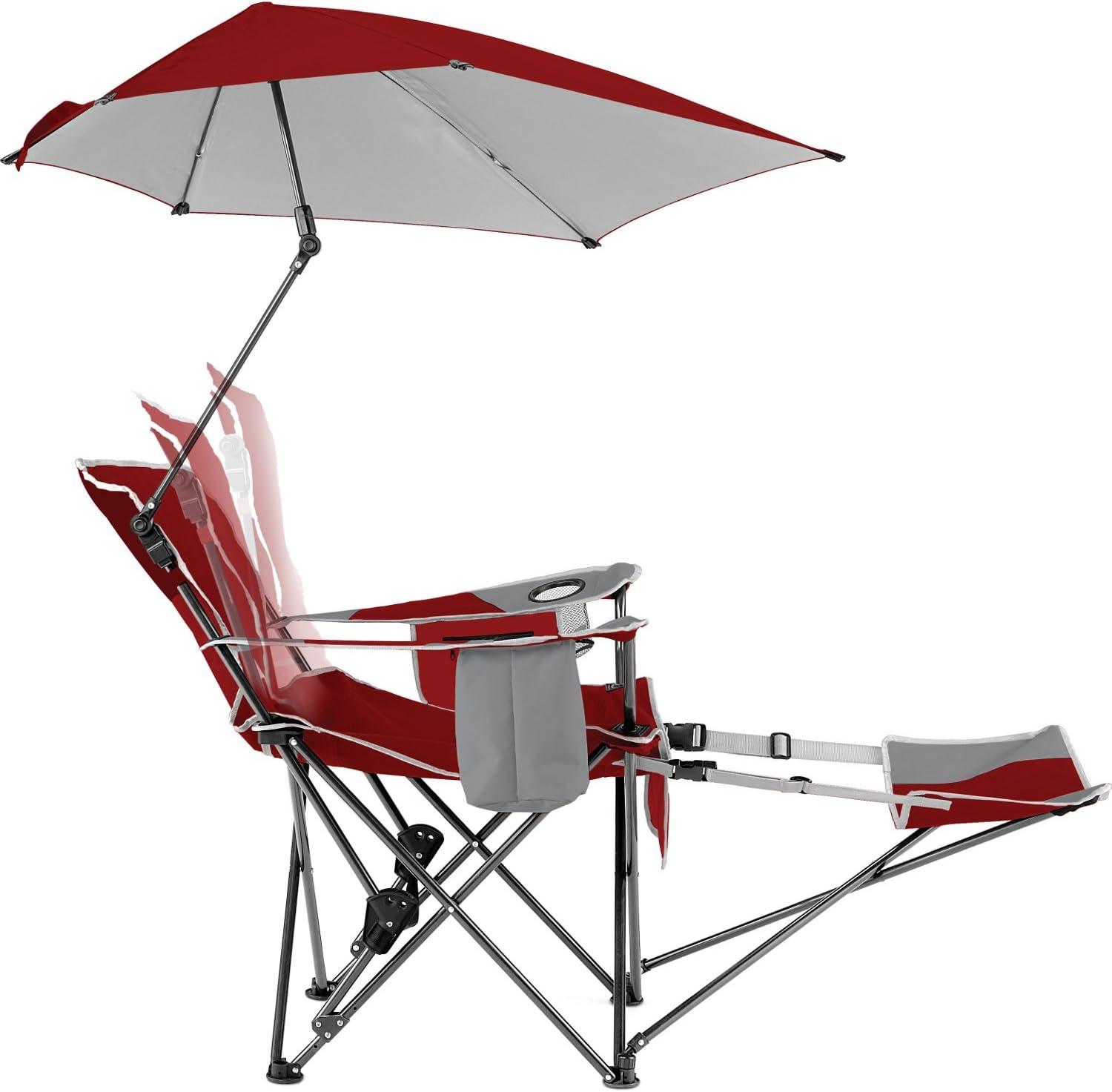 imageSportBrella 3Position Recliner Chair with Removable Umbrella and Footrest