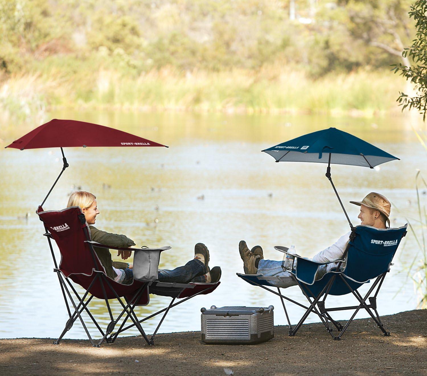 imageSportBrella 3Position Recliner Chair with Removable Umbrella and Footrest