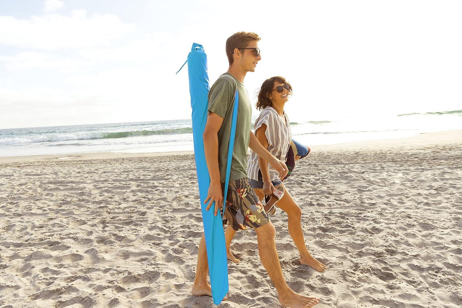 imageSportBrella Premiere XL UPF 50 Umbrella Shelter for Sun and Rain ProtectionAqua