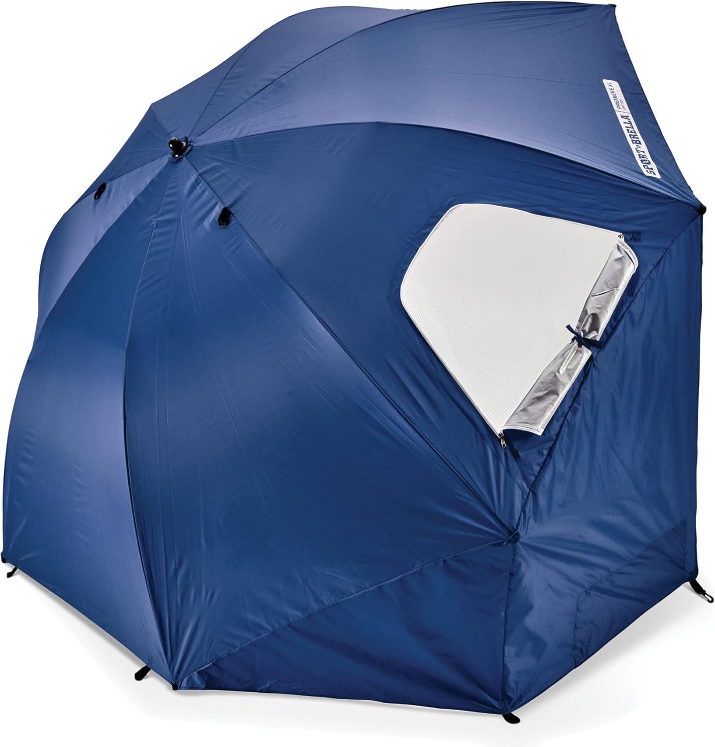 imageSportBrella Premiere XL UPF 50 Umbrella Shelter for Sun and Rain ProtectionBlue