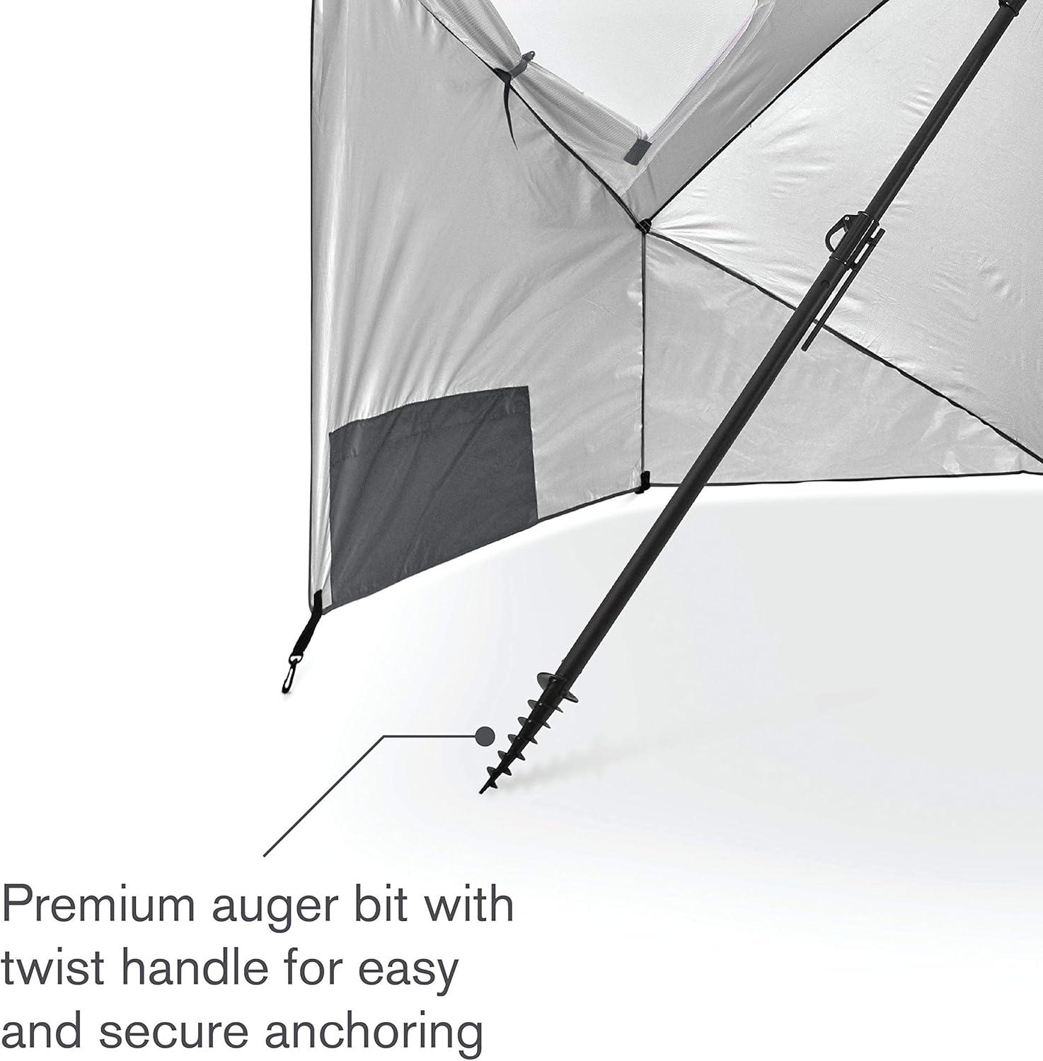 imageSportBrella Premiere XL UPF 50 Umbrella Shelter for Sun and Rain ProtectionGray