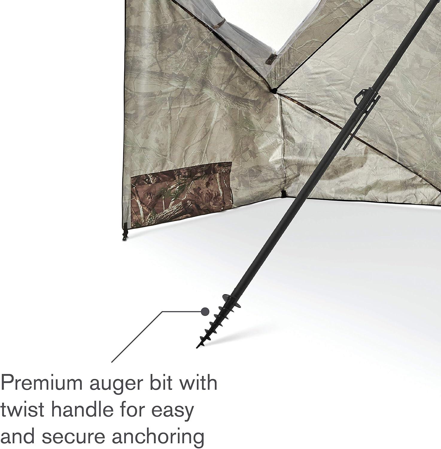 imageSportBrella Premiere XL UPF 50 Umbrella Shelter for Sun and Rain ProtectionWood Camo