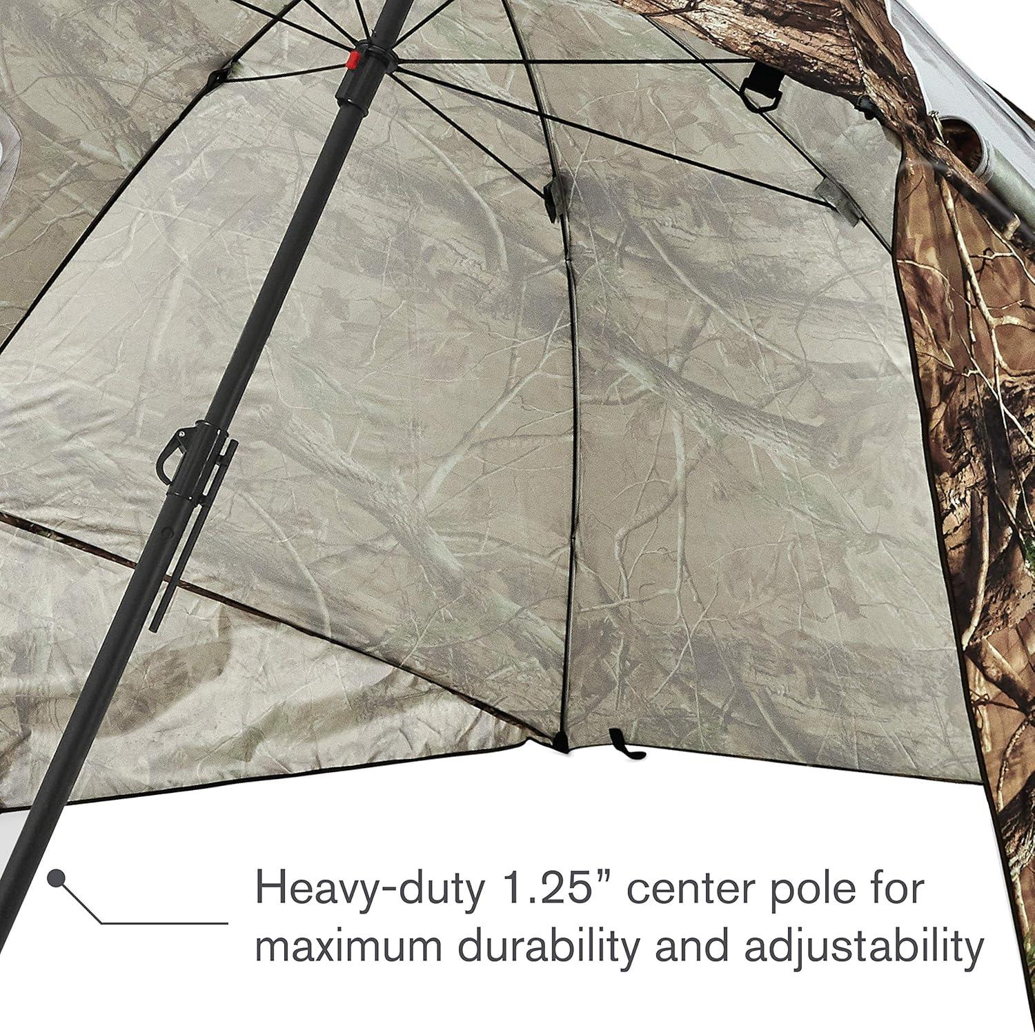 imageSportBrella Premiere XL UPF 50 Umbrella Shelter for Sun and Rain ProtectionWood Camo