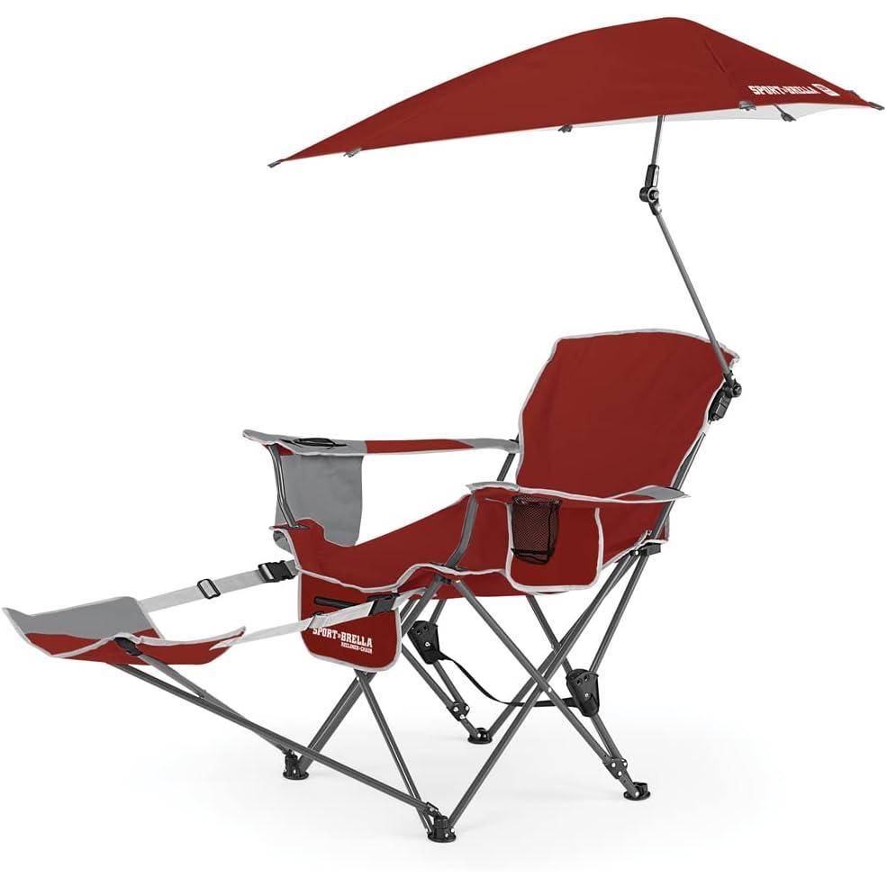 imageSportBrella 3Position Recliner Chair with Removable Umbrella and Footrest