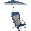 imageSportBrella Beach Chair with UPF 50 Adjustable Umbrella Midnight BlueBlue