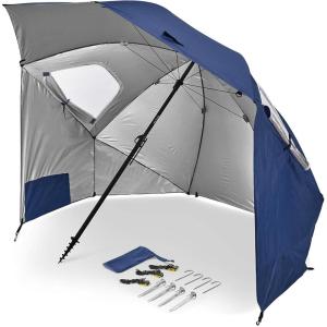imageSportBrella Premiere XL UPF 50 Umbrella Shelter for Sun and Rain ProtectionBlue