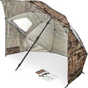 imageSportBrella Premiere XL UPF 50 Umbrella Shelter for Sun and Rain ProtectionWood Camo
