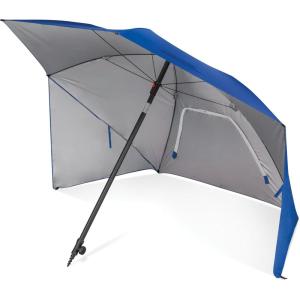 imageSportBrella Ultra SPF 50 Angled Shade Canopy Umbrella for Optimum Sight Lines at Sports EventsBlue