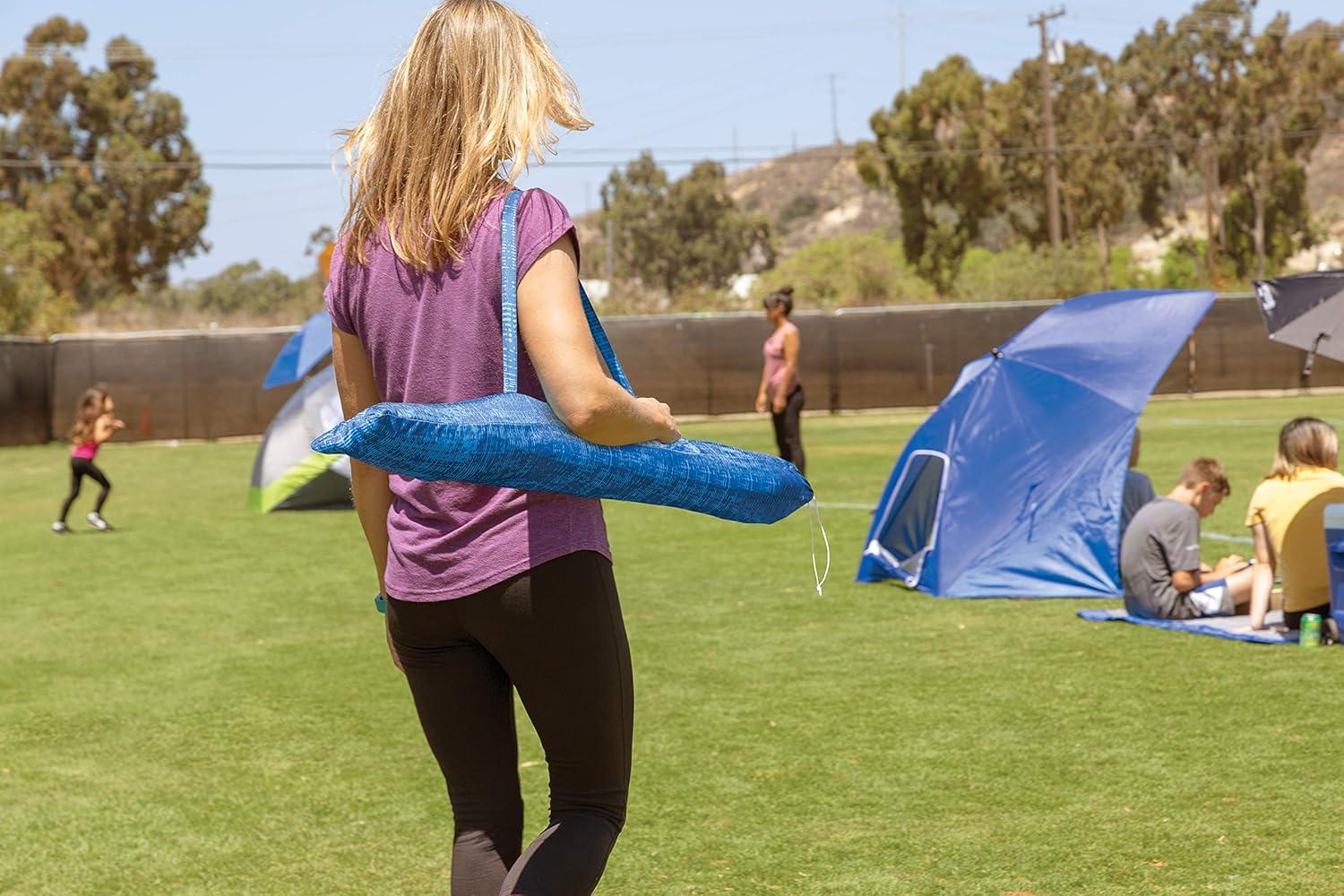 imageSportBrella Core Vented SPF 50 Upright Beach Umbrella 6FootBlue
