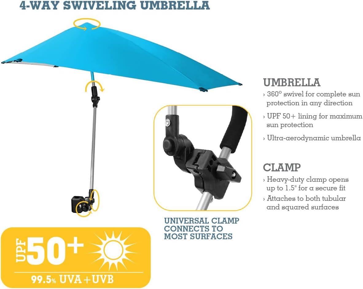 imageSportBrella VersaBrella SPF 50 Adjustable Umbrella with Universal ClampAqua