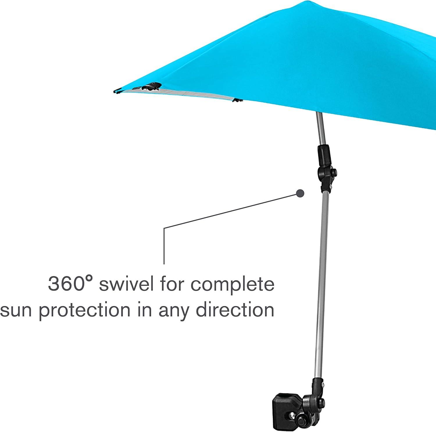imageSportBrella VersaBrella SPF 50 Adjustable Umbrella with Universal ClampAqua