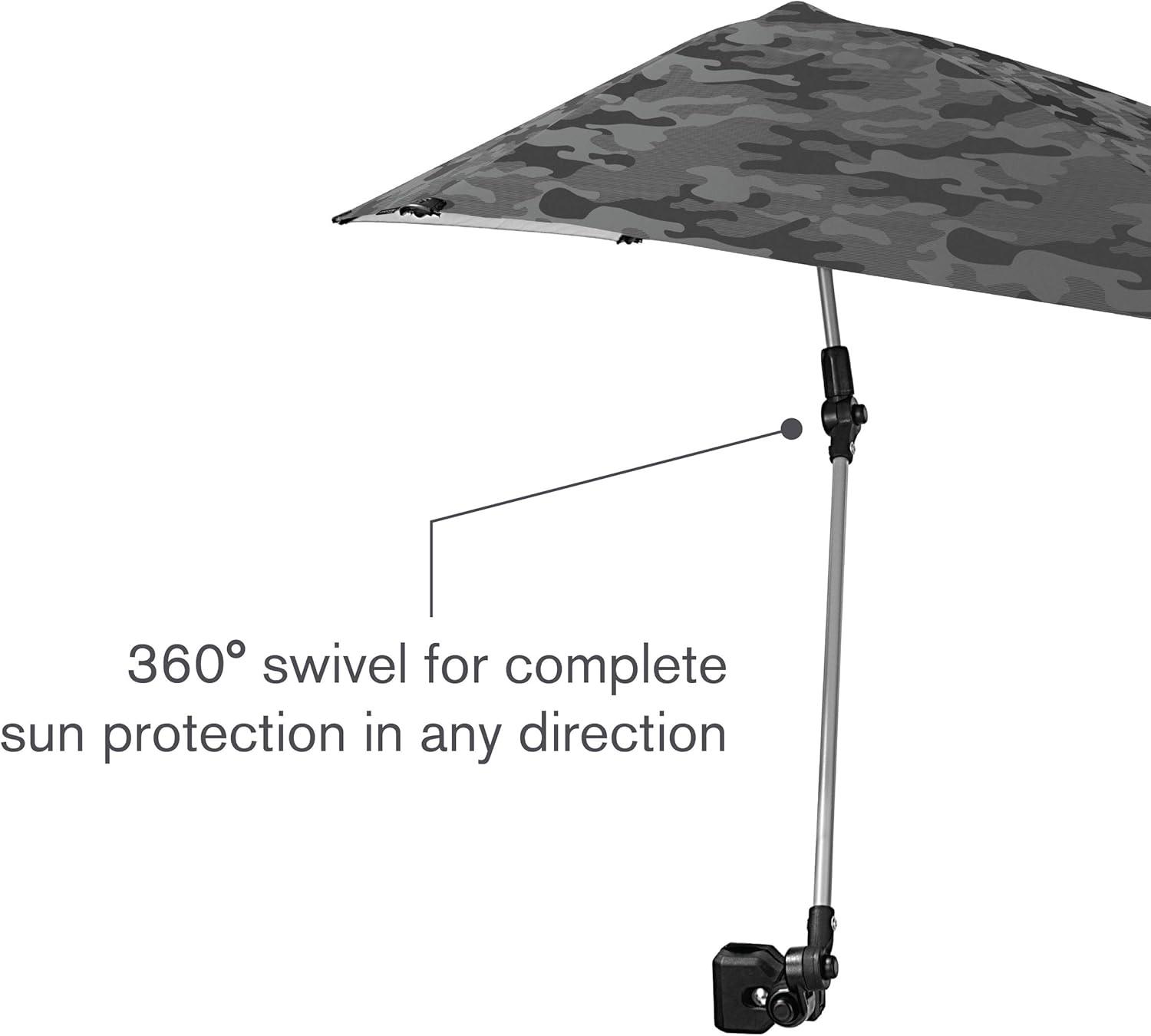 imageSportBrella VersaBrella SPF 50 Adjustable Umbrella with Universal ClampBlack Camo