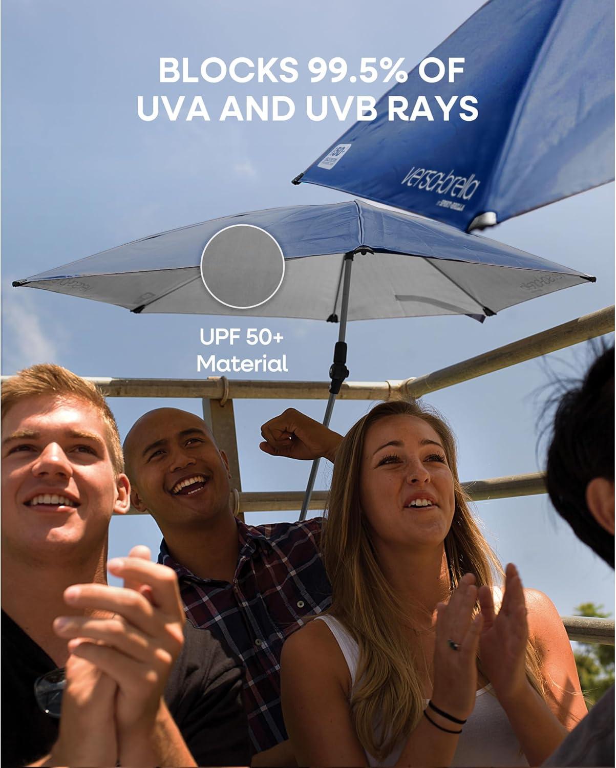 imageSportBrella VersaBrella SPF 50 Adjustable Umbrella with Universal ClampDark Red
