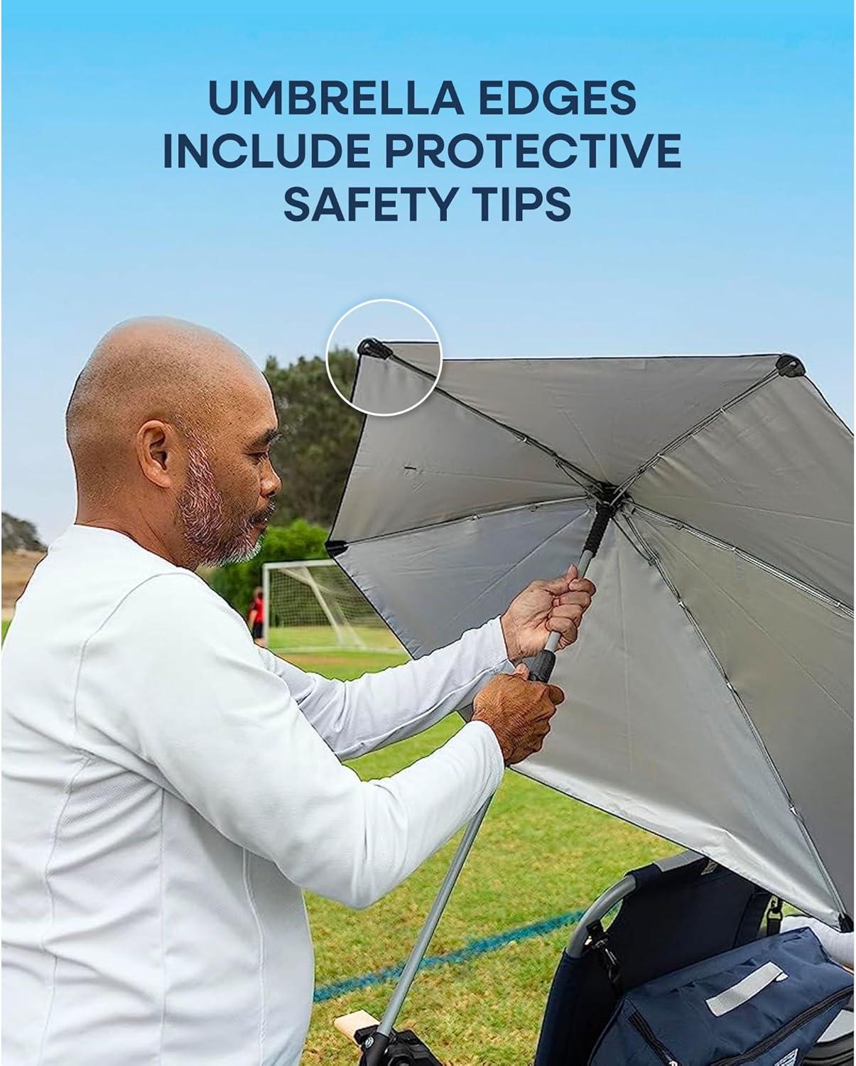 imageSportBrella VersaBrella SPF 50 Adjustable Umbrella with Universal ClampDark Red