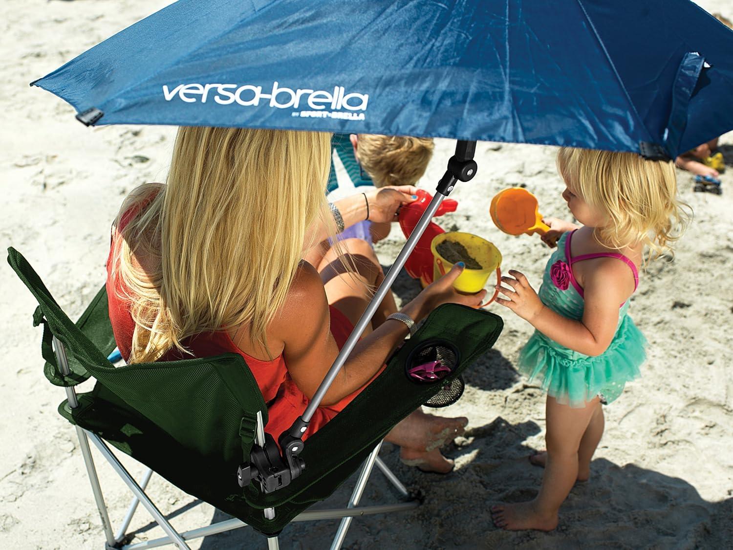 imageSportBrella VersaBrella SPF 50 Adjustable Umbrella with Universal ClampFirebrick Red