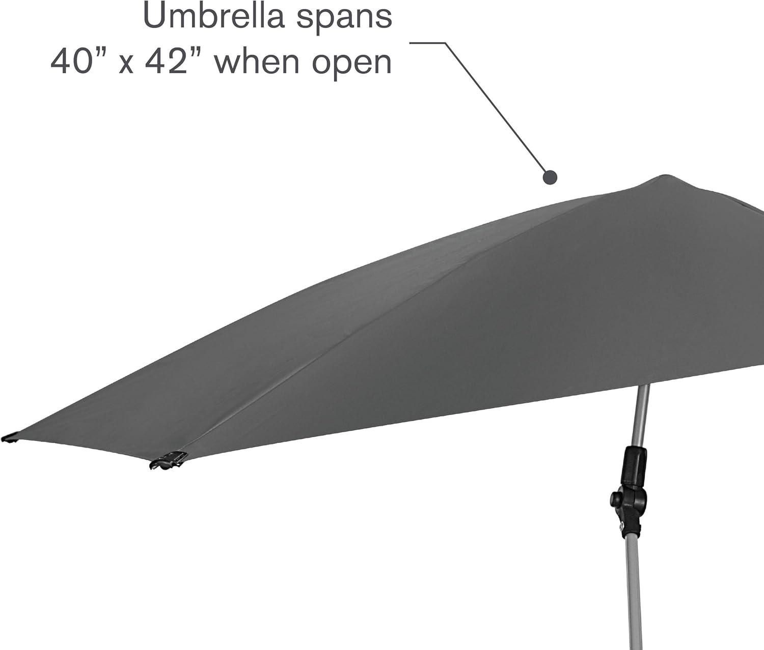 imageSportBrella VersaBrella SPF 50 Adjustable Umbrella with Universal ClampGray