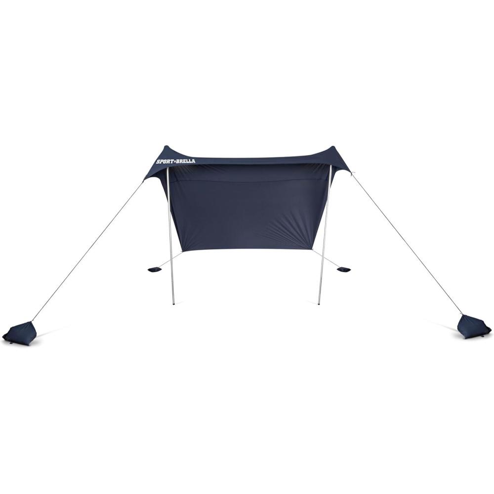 imageSportBrella SolBreeze Shelter UPF 50 Sun and Rain Canopy for Camping Beach and Sports Events 10x10Blue
