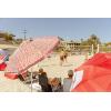 imageSportBrella Core Vented SPF 50 Upright Beach Umbrella 6FootTile Wave Orange