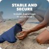 imageSportBrella SolBreeze Shelter UPF 50 Sun and Rain Canopy for Camping Beach and Sports Events 10x10Blue