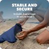 imageSportBrella SolBreeze Shelter UPF 50 Sun and Rain Canopy for Camping Beach and Sports Events 10x10Blue
