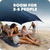 imageSportBrella SolBreeze Shelter UPF 50 Sun and Rain Canopy for Camping Beach and Sports Events 10x10Blue
