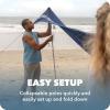 imageSportBrella SolBreeze Shelter UPF 50 Sun and Rain Canopy for Camping Beach and Sports Events 10x10Navy