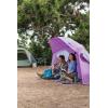 imageSportBrella SuperBrella SPF 50 Sun and Rain Canopy Umbrella for Beach and Sports Events 8Foot Blue