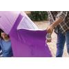 imageSportBrella SuperBrella SPF 50 Sun and Rain Canopy Umbrella for Beach and Sports Events 8Foot Blue