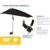 imageSportBrella VersaBrella SPF 50 Adjustable Umbrella with Universal ClampBlack