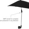 imageSportBrella VersaBrella SPF 50 Adjustable Umbrella with Universal ClampBlack
