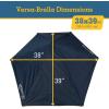 imageSportBrella VersaBrella SPF 50 Adjustable Umbrella with Universal ClampBlack