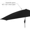imageSportBrella VersaBrella SPF 50 Adjustable Umbrella with Universal ClampBlack