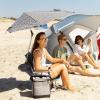 imageSportBrella VersaBrella SPF 50 Adjustable Umbrella with Universal ClampBlackWhite