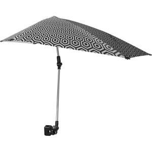 imageSportBrella VersaBrella SPF 50 Adjustable Umbrella with Universal ClampBlackWhite
