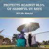 image:imageSportBrella Fieldedge Gray UPF 50 Sun Protection Umbrella 6Foot BiFold Canopy with Patented Side Panels Premium Auger Bit and Carry Bag for Outdoor Shade on Beach Grass or Sidelines